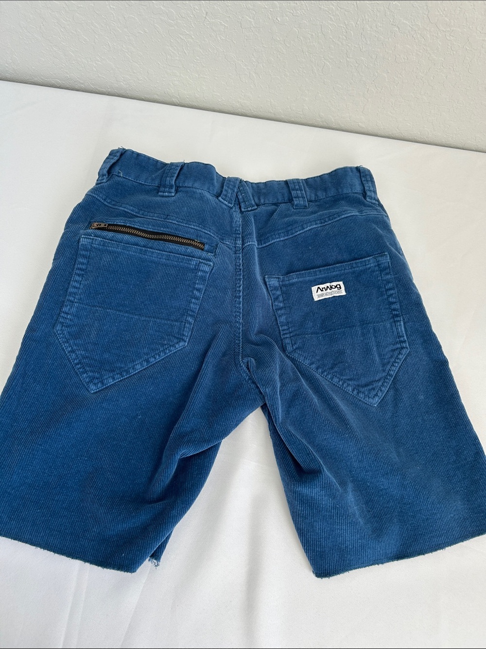 Analog Blue Corduroy Shorts Size 28